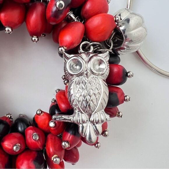Huayruro Door Knob Hanger- Owl - Picture 5 of 7
